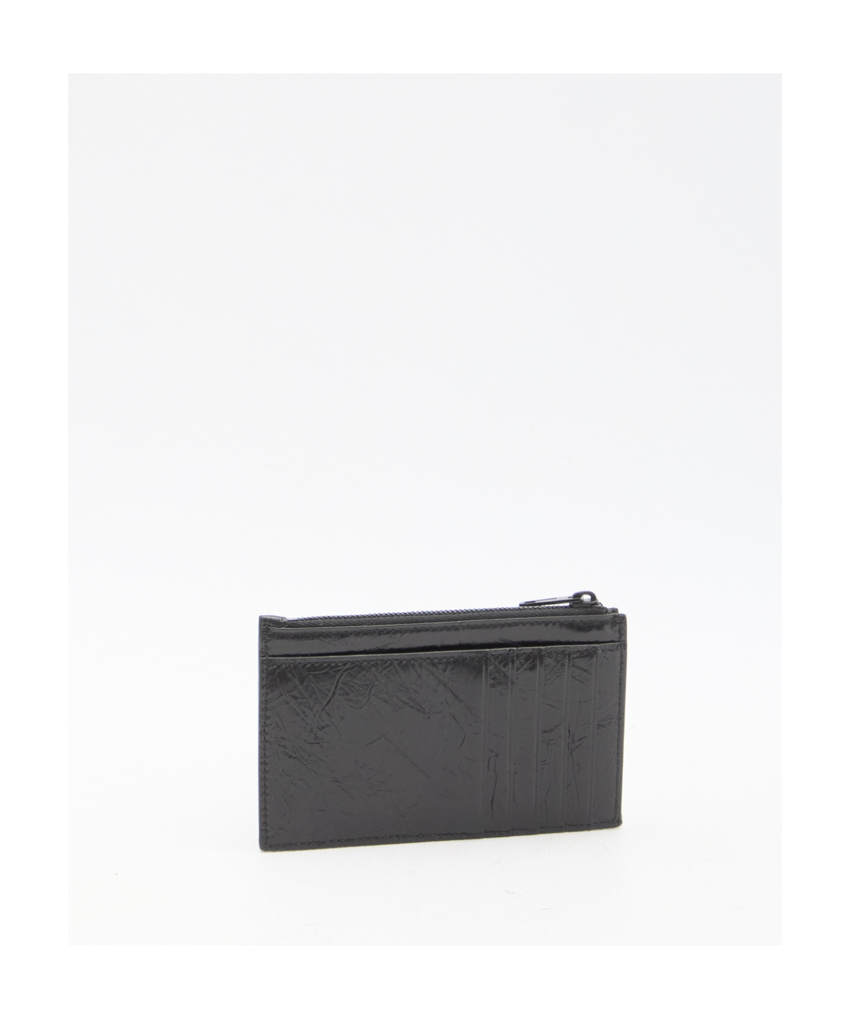 Balenciaga Crush Cardholder In Black