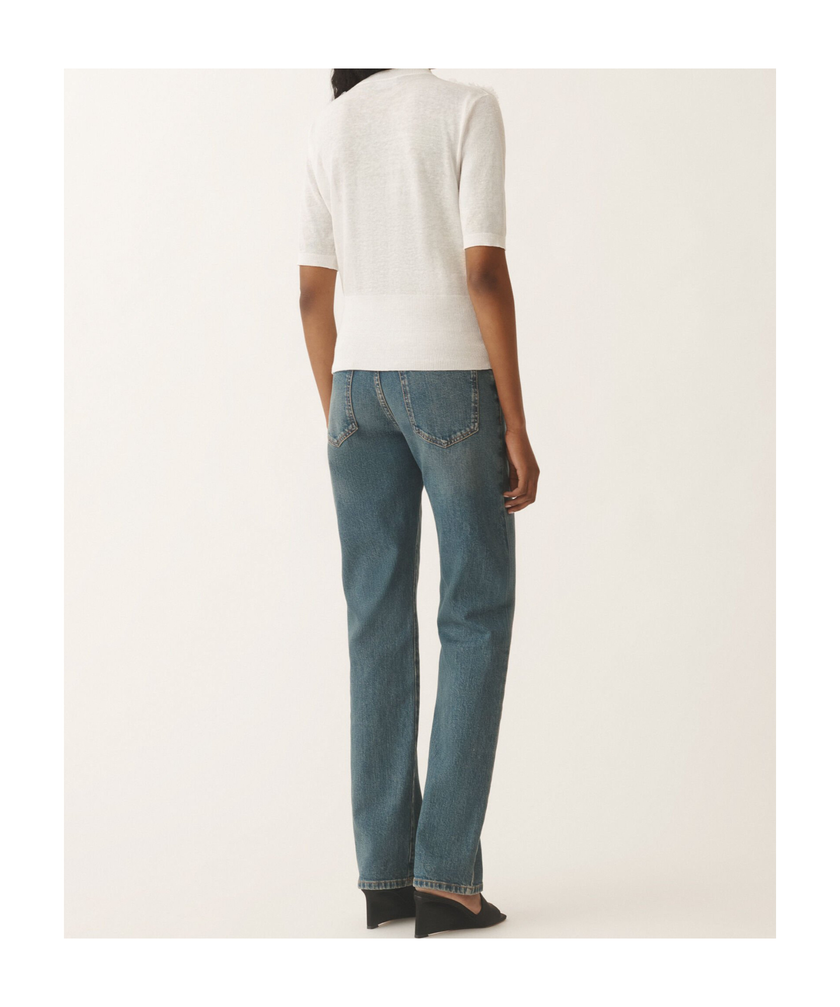 FABIANA FILIPPI RUFFLE-DETAIL TOP