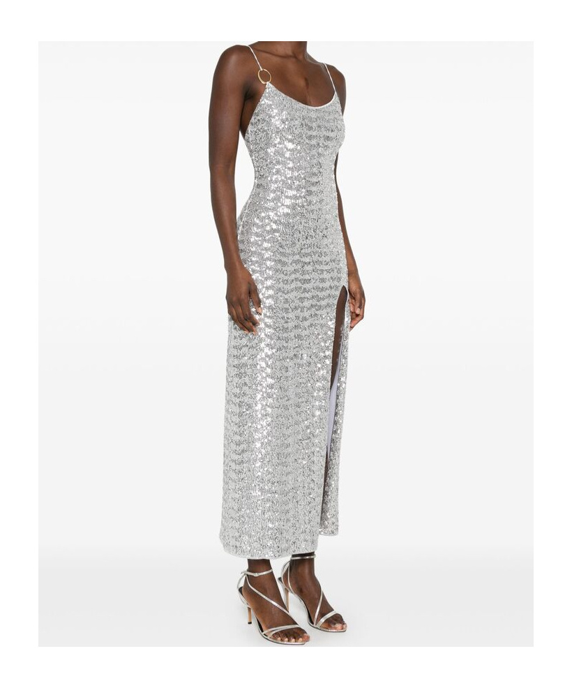 OSEREE OSÉREE SEQUIN EMBELLISHED SLEEVELESS DRESS