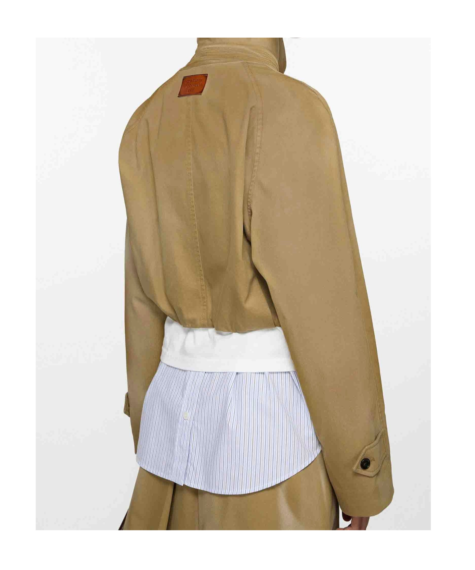Acne Studios Long-sleeved Casual Jacket In Brown