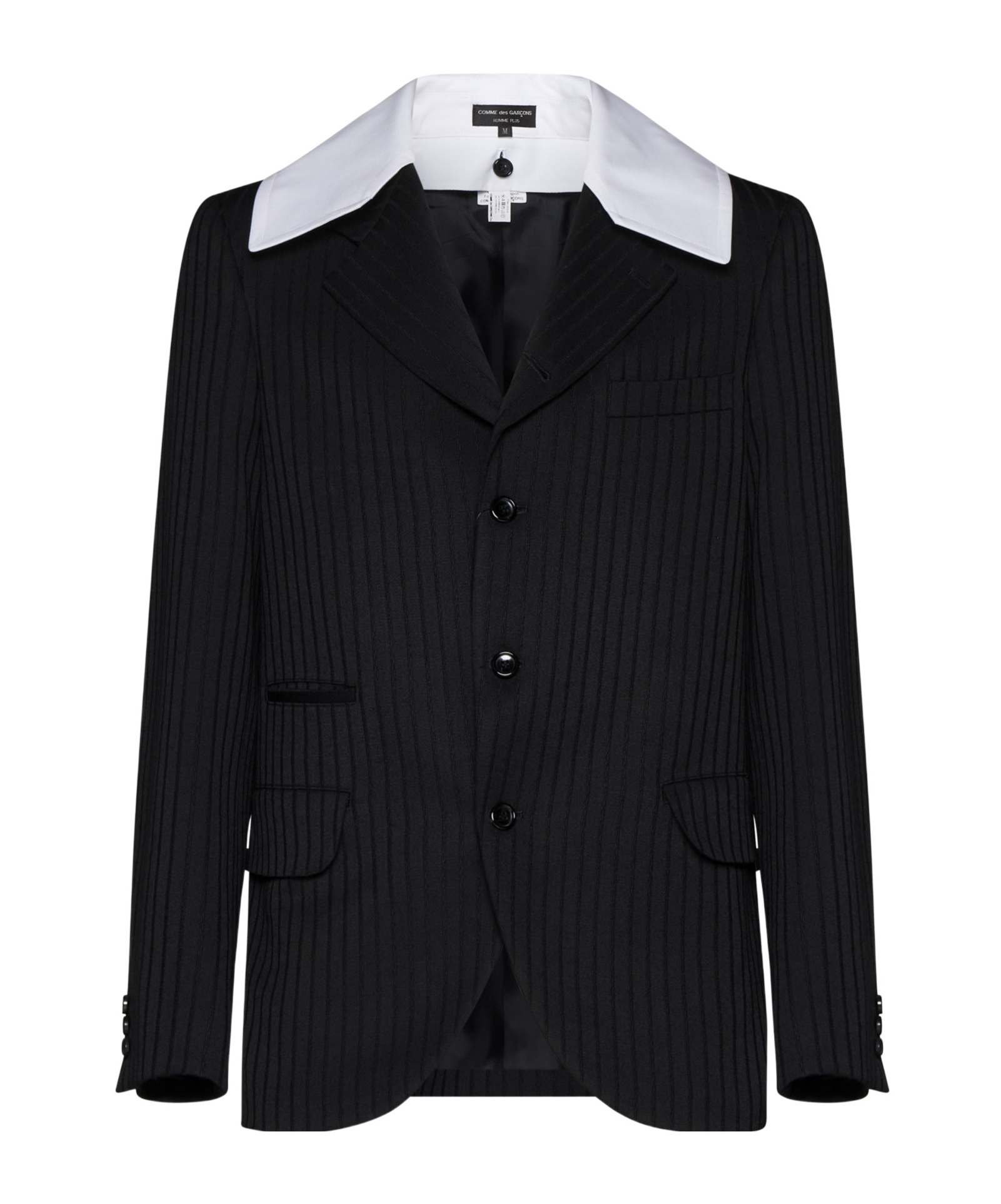 Comme Des Garçons Homme Plus Single-breasted Blazer In Black