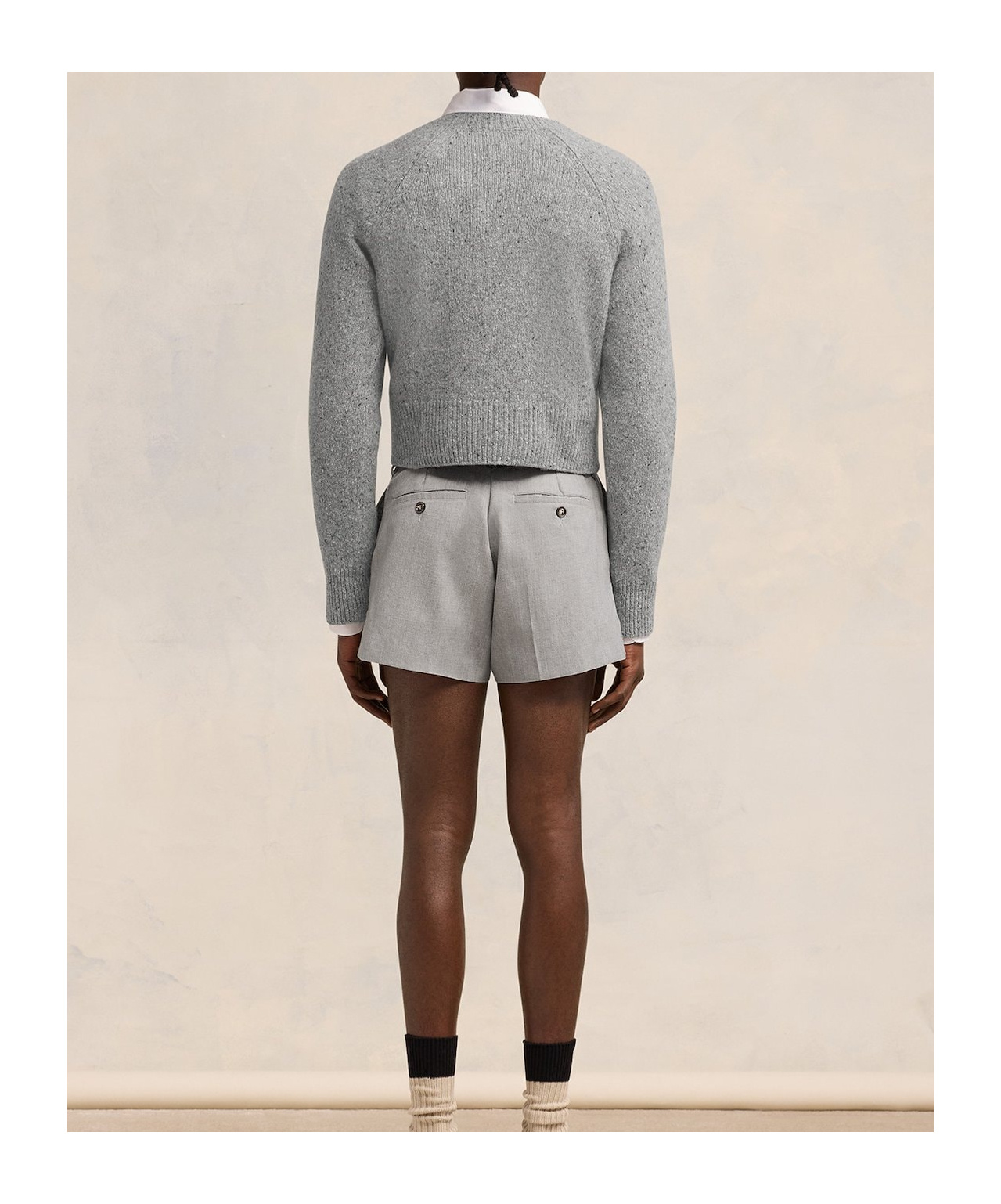 Ami Alexandre Mattiussi Ami Embroidery Crewneck Sweater Grey For Men In Gray
