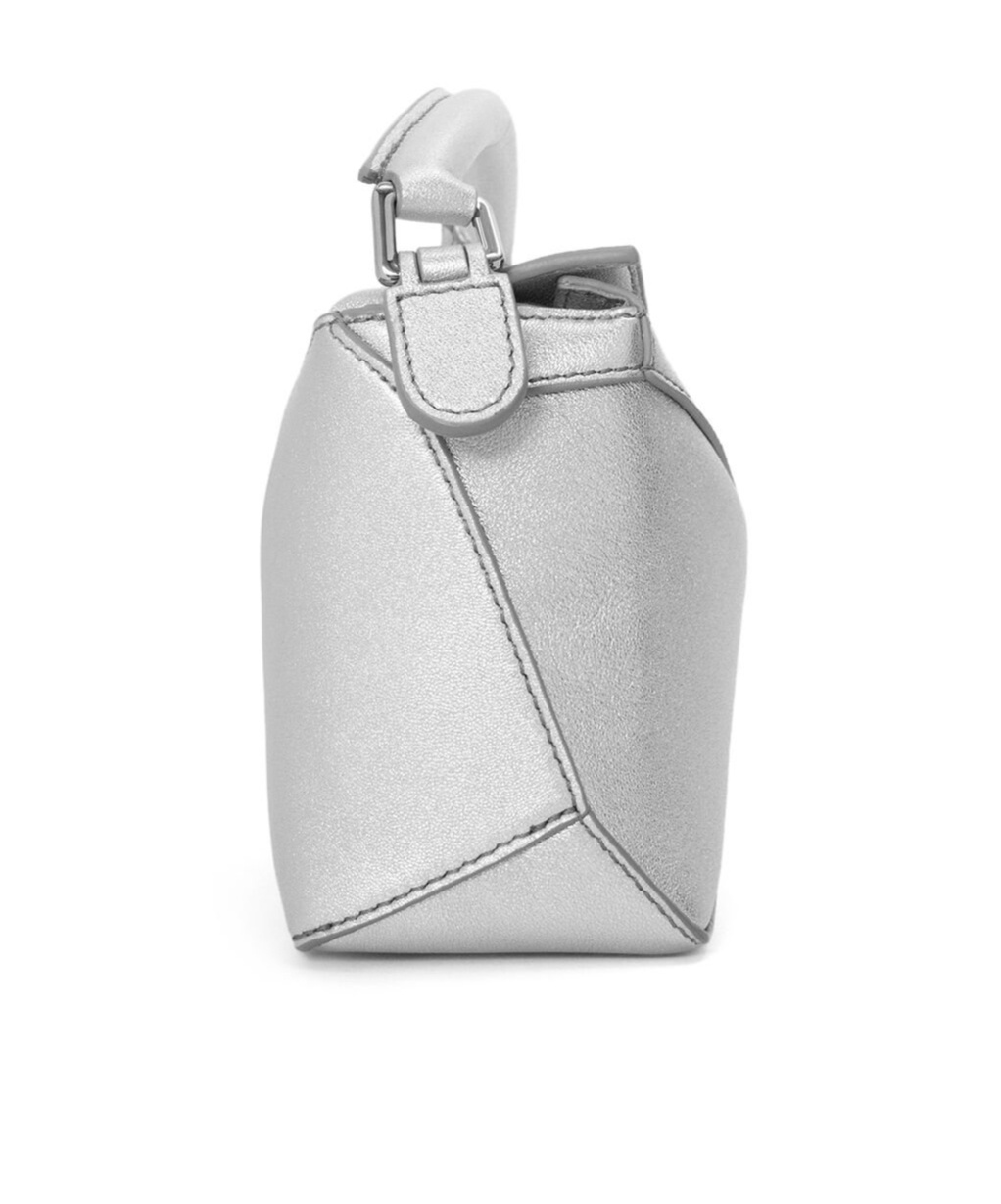 Loewe Puzzle Edge Mini Shoulder Bag In Gray