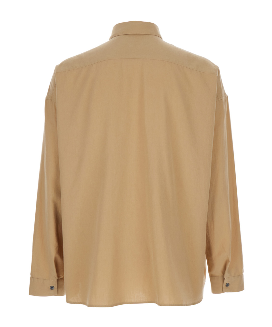 Sunflower 'stable' Beige Shirt With Classic Collar And Dropped Shoulders
