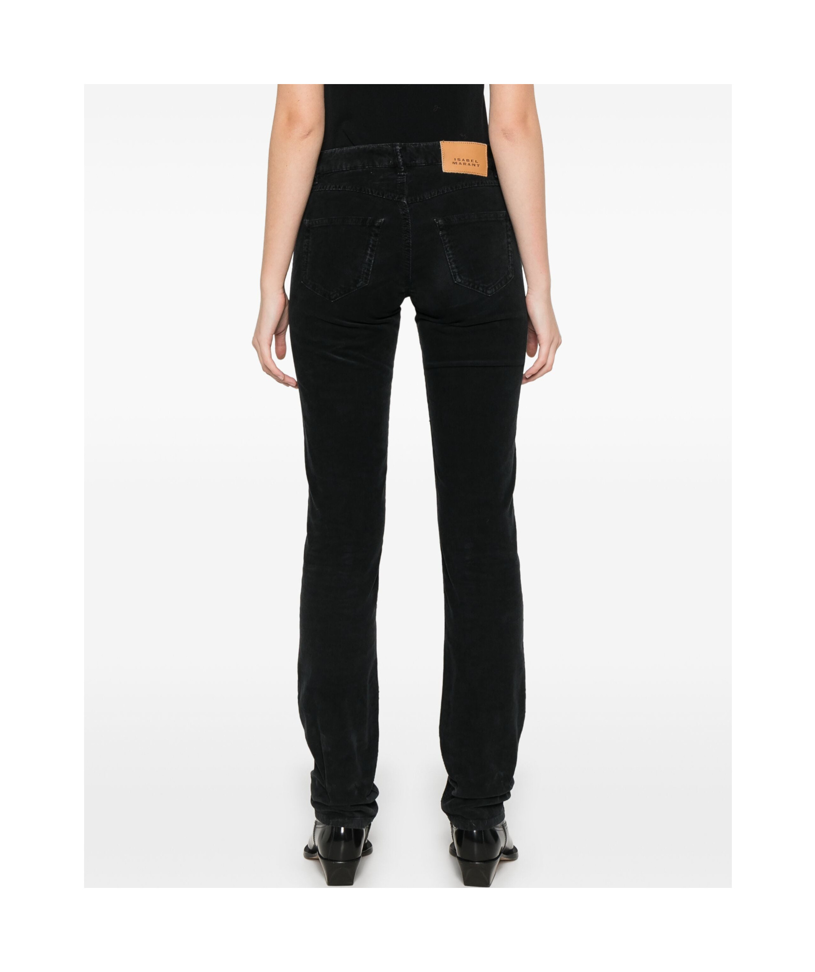 Isabel Marant Belt-loop Jeans In Black