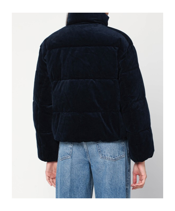 Polo Ralph Lauren Corduroy Puffer Jacket In Blue