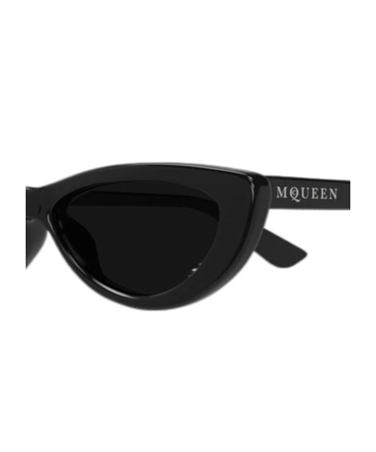 Alexander Mcqueen Frame Sunglasses In Black
