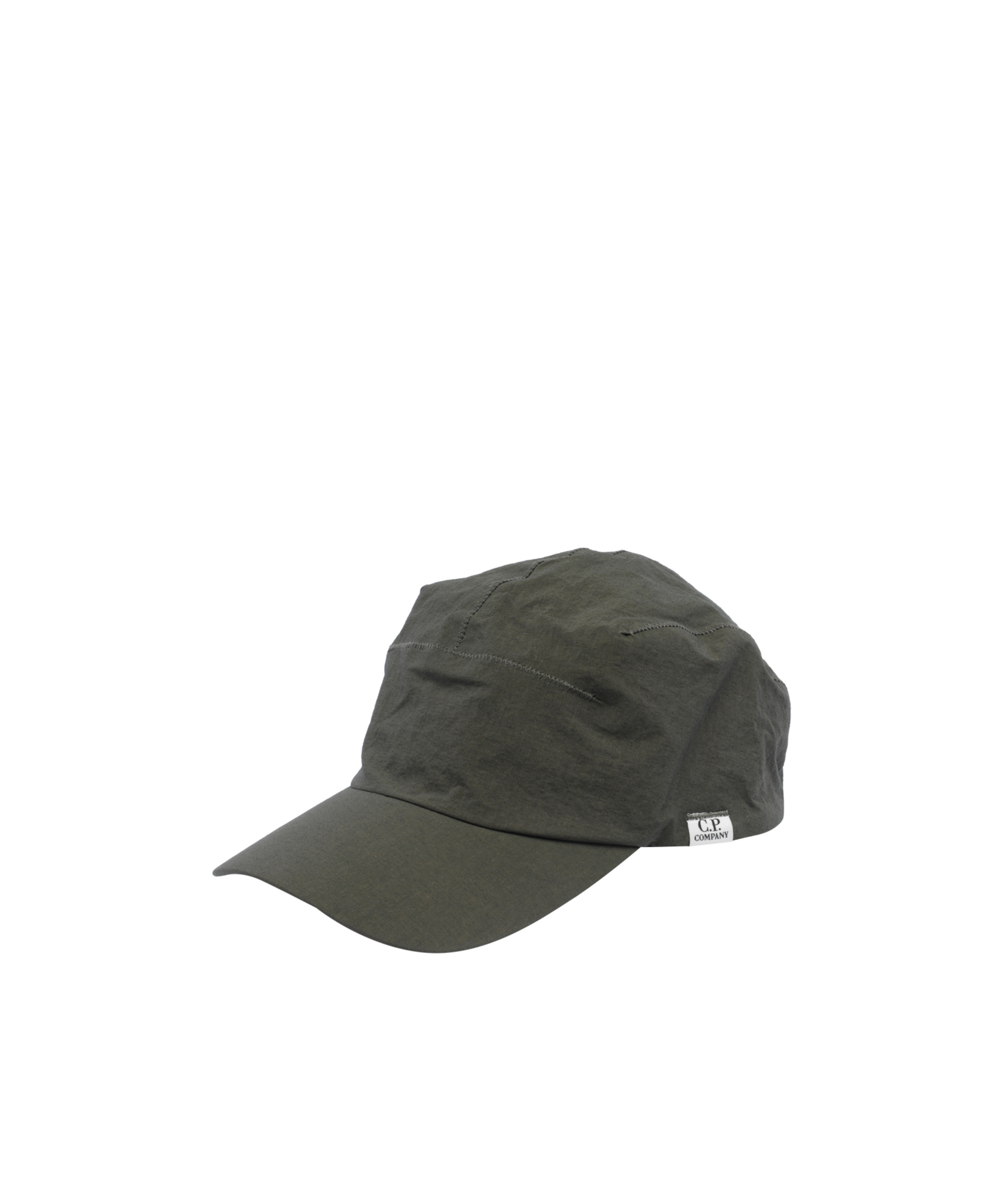 Shop C.p. Company Logo-tag Cap In Black