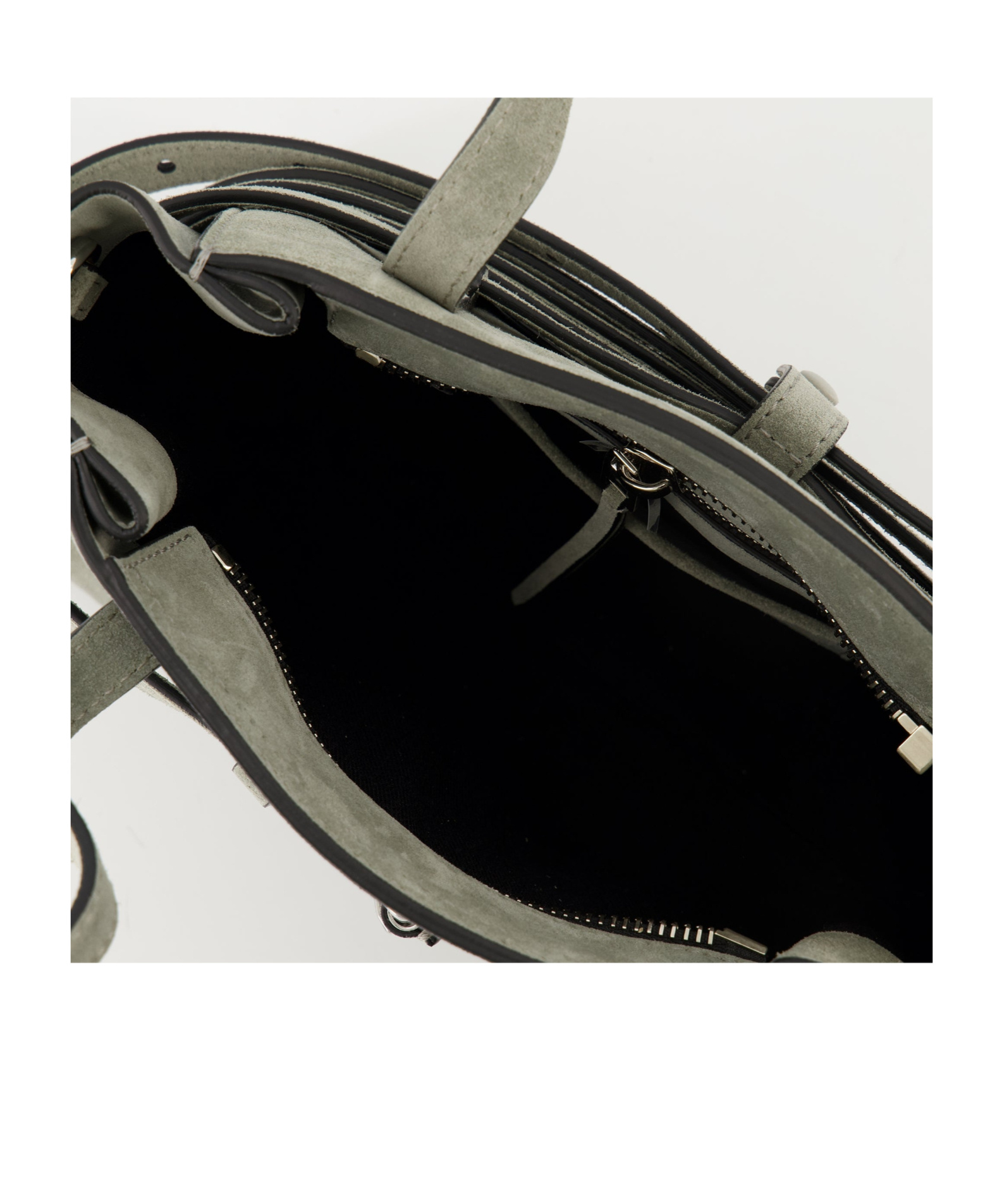 Moschino Tie Me Belt-detail Tote Bag In Green