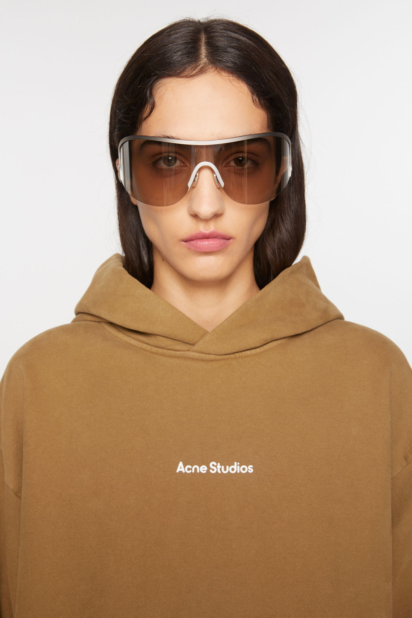 Acne Studios Fn Wn Swea000235 Sweatshirts In Brown