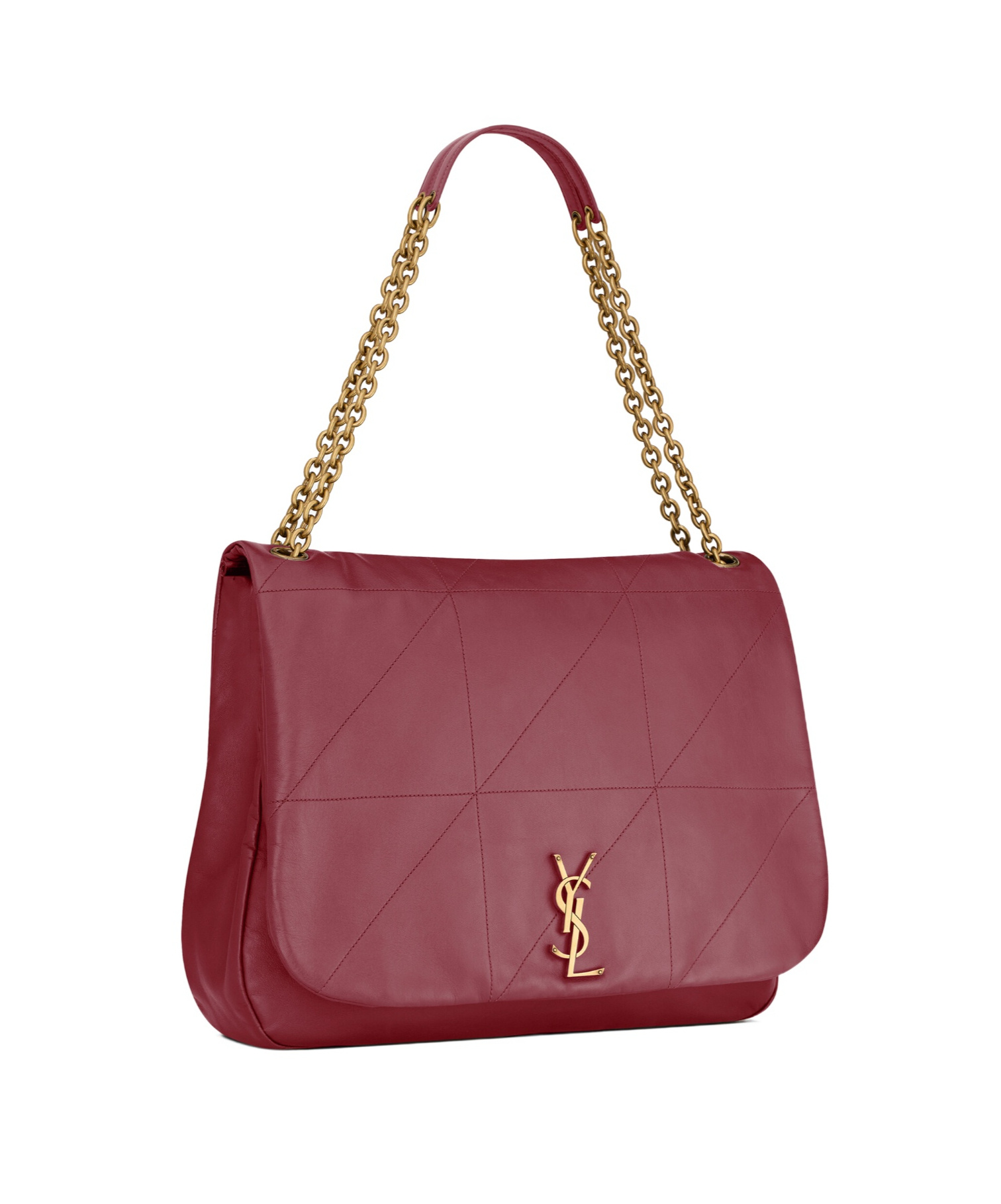 Saint Laurent Jamie 4.3 Logo Plaque Shoulder Bag In Red
