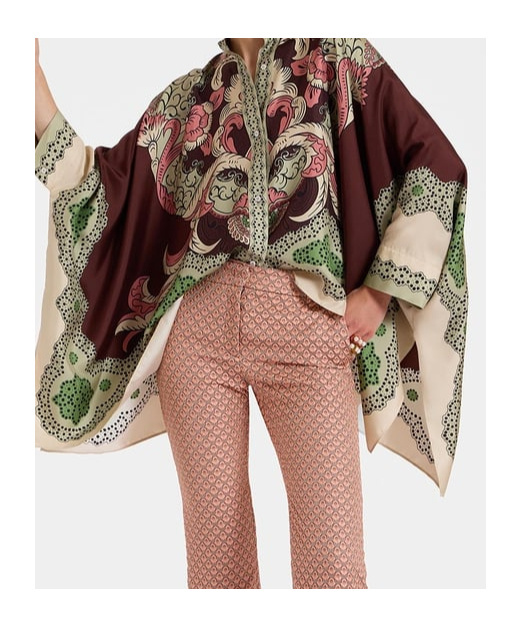 La Doublej Foulard Shirt In Nude