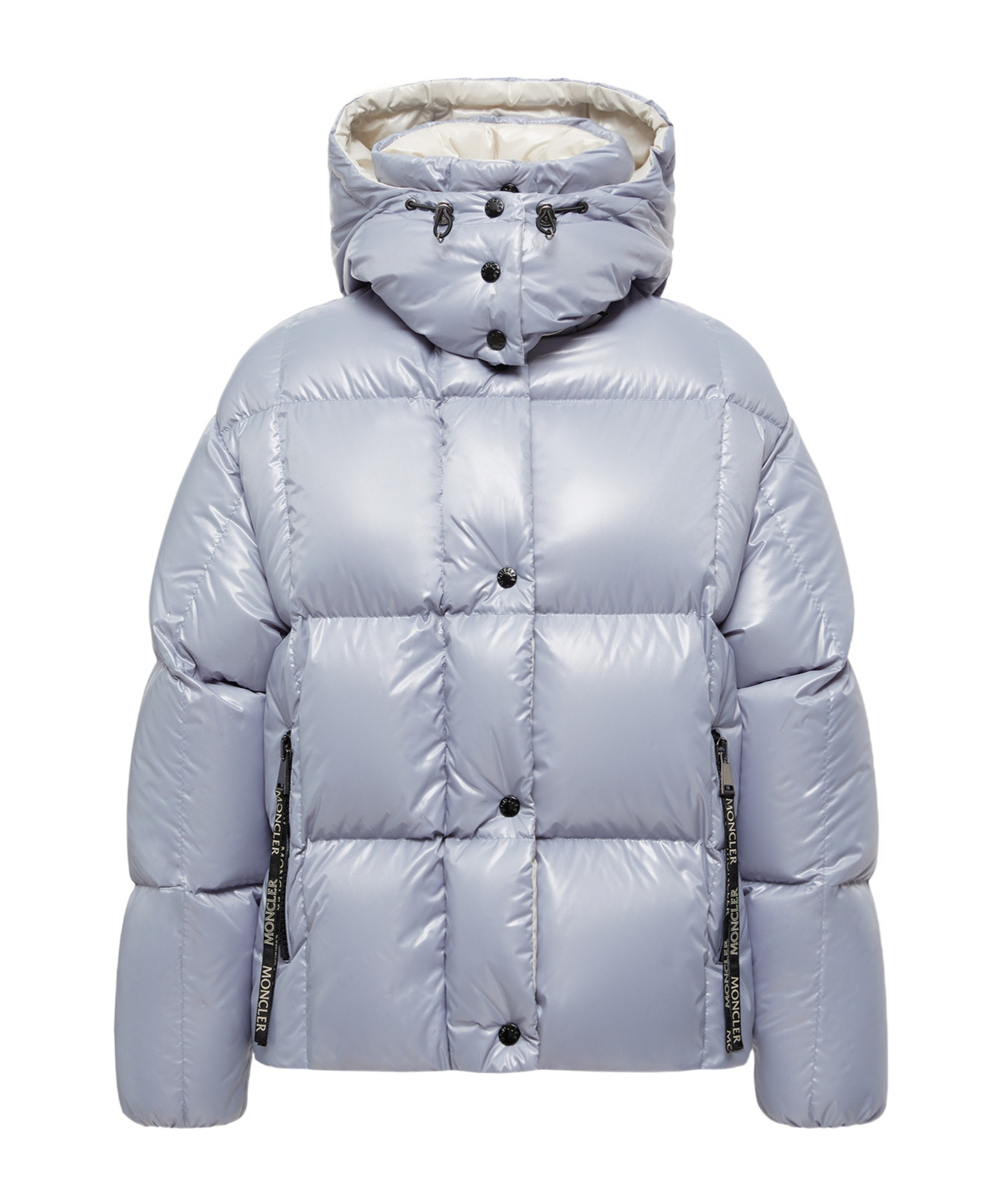 Moncler Long Sleeve Down Jacket In Blue