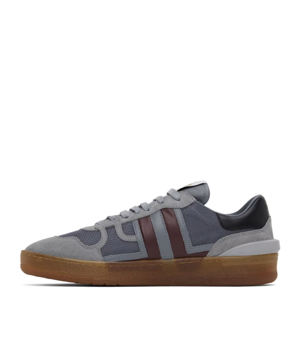 Lanvin Clay Mesh Low-cut Casual Shoes In Black
