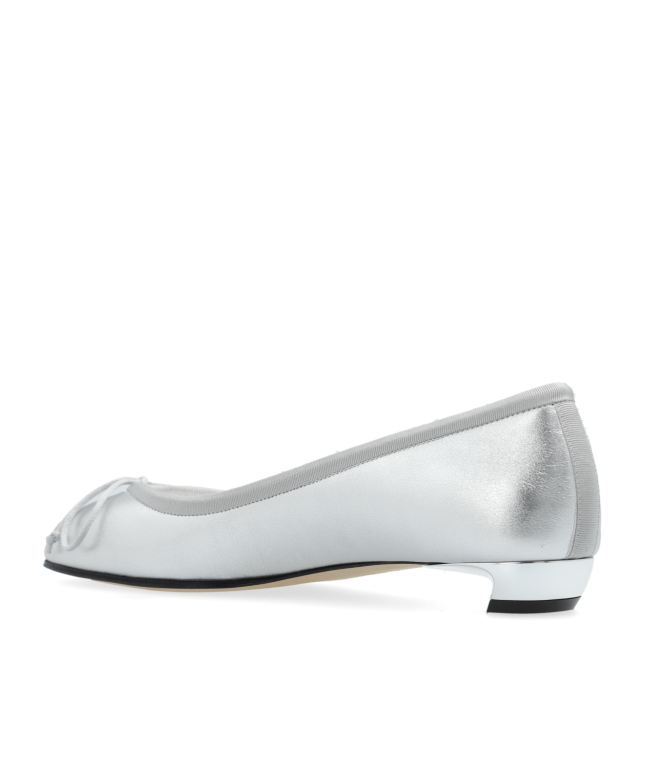 Shop Alexander Mcqueen Armadillo Ballerina Shoes In Gray