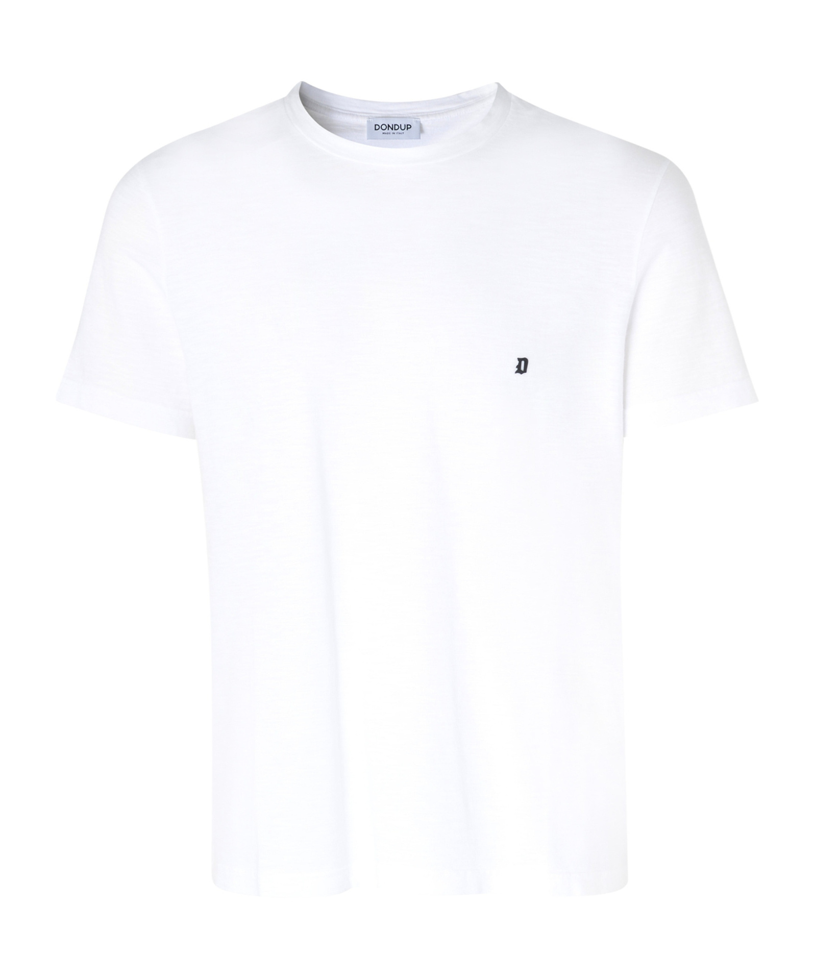 Dondup Round Neck Short Sleeve T-shirt In White