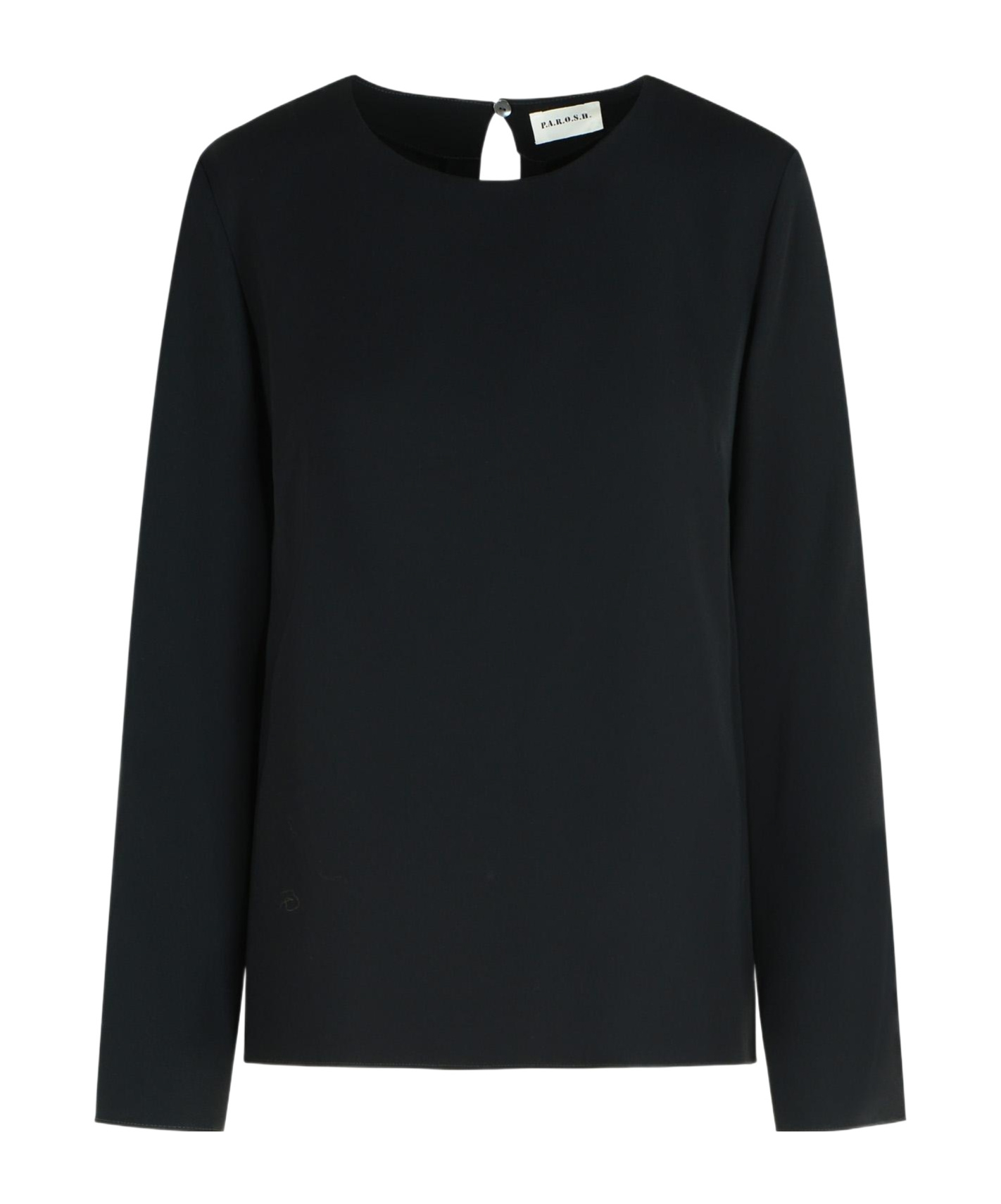 P.a.r.o.s.h Crew Neck Blouse In Black