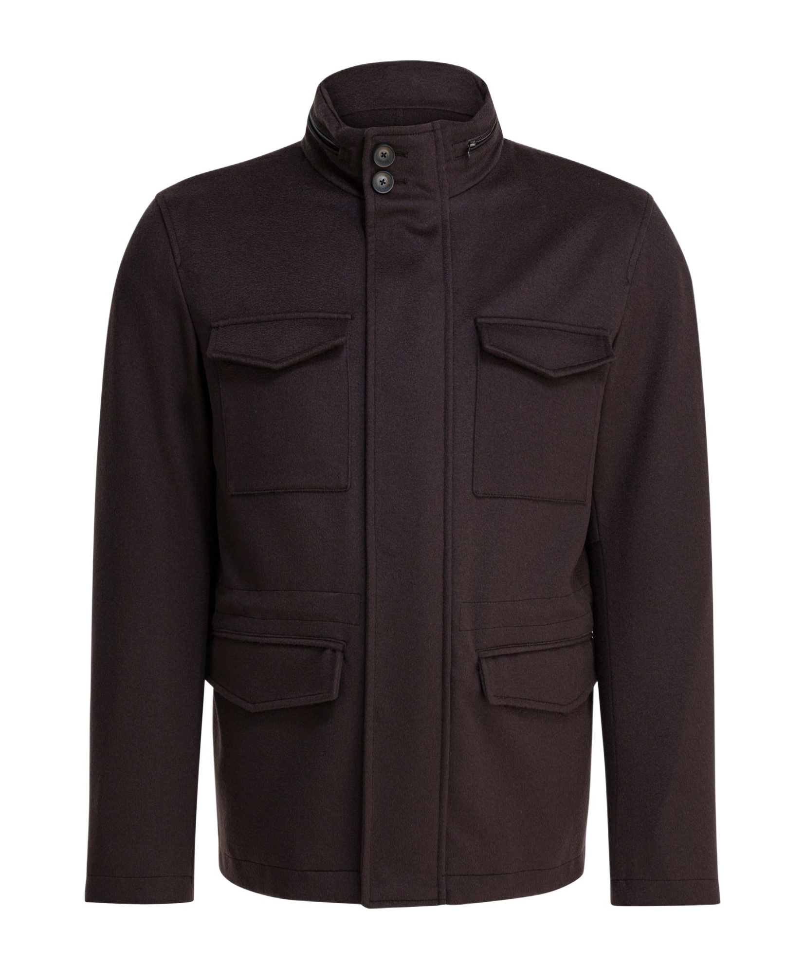 Herno Flap-pocket Jacket In Black
