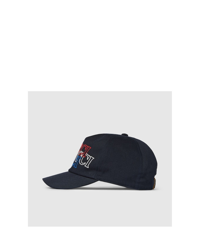 Gucci Logo-embroidered Baseball Cap In Black