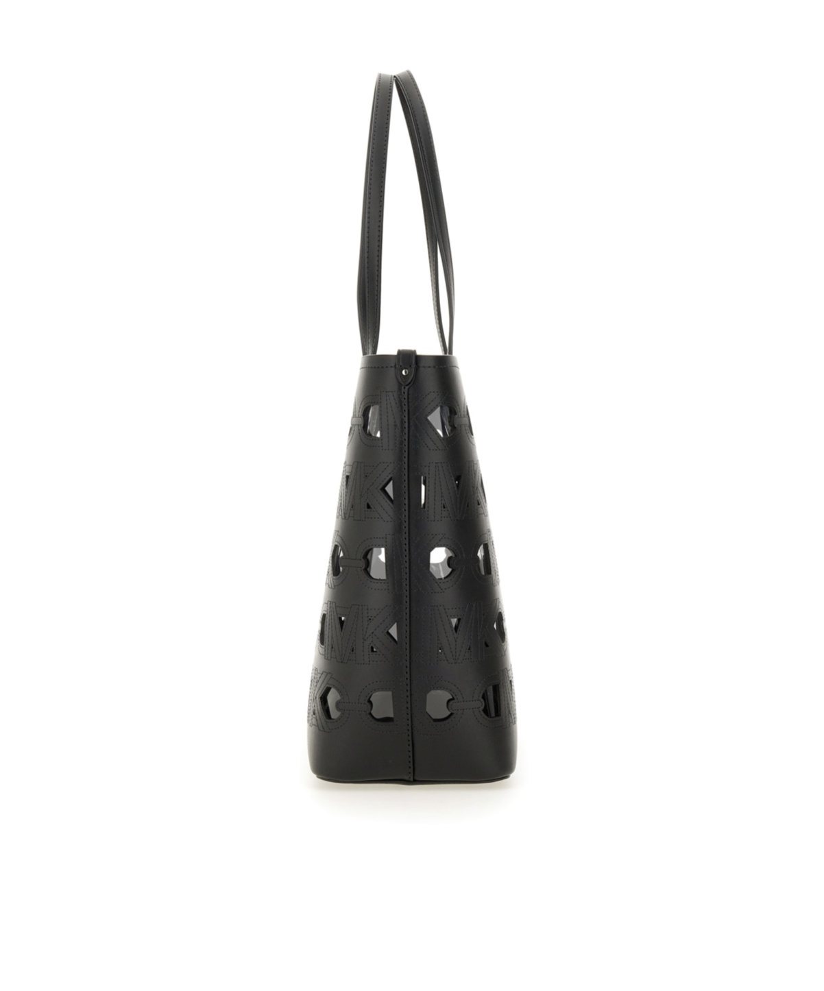Michael Michael Kors Large Eliza Leather Tote Bag In Black