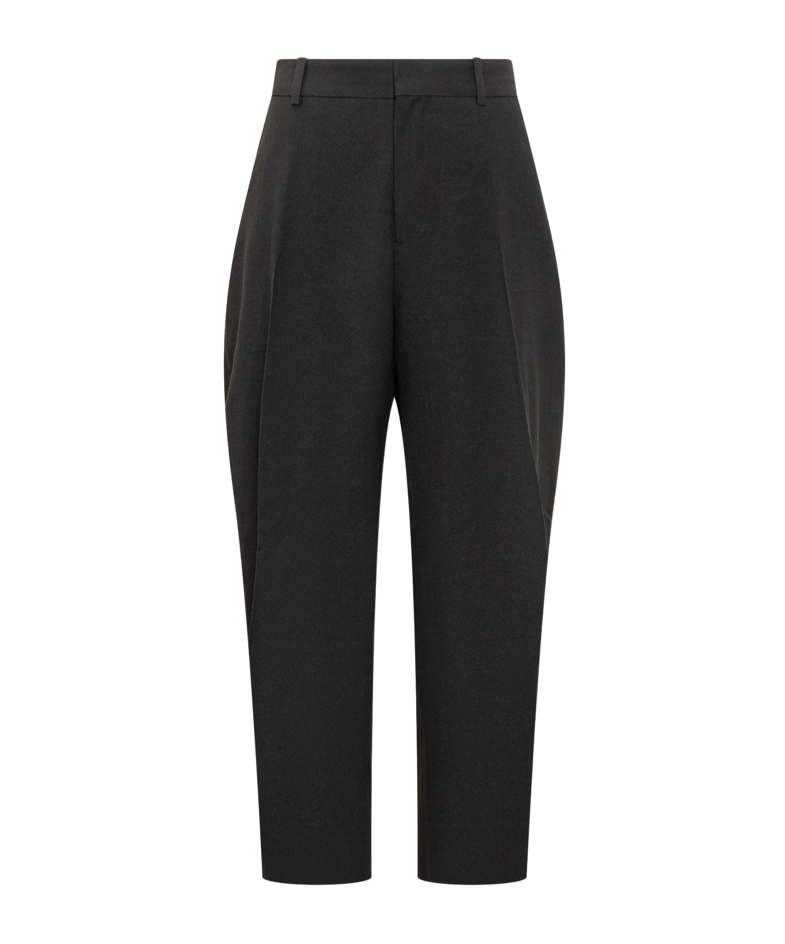 Studio Nicholson Curved Full-length Trousers In Black