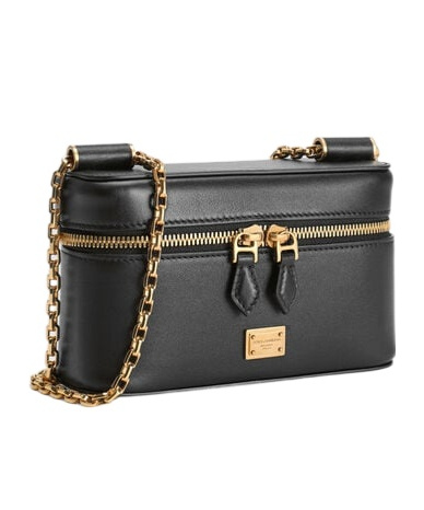 Shop Dolce & Gabbana Sicily Cube Vanity Bag In Black