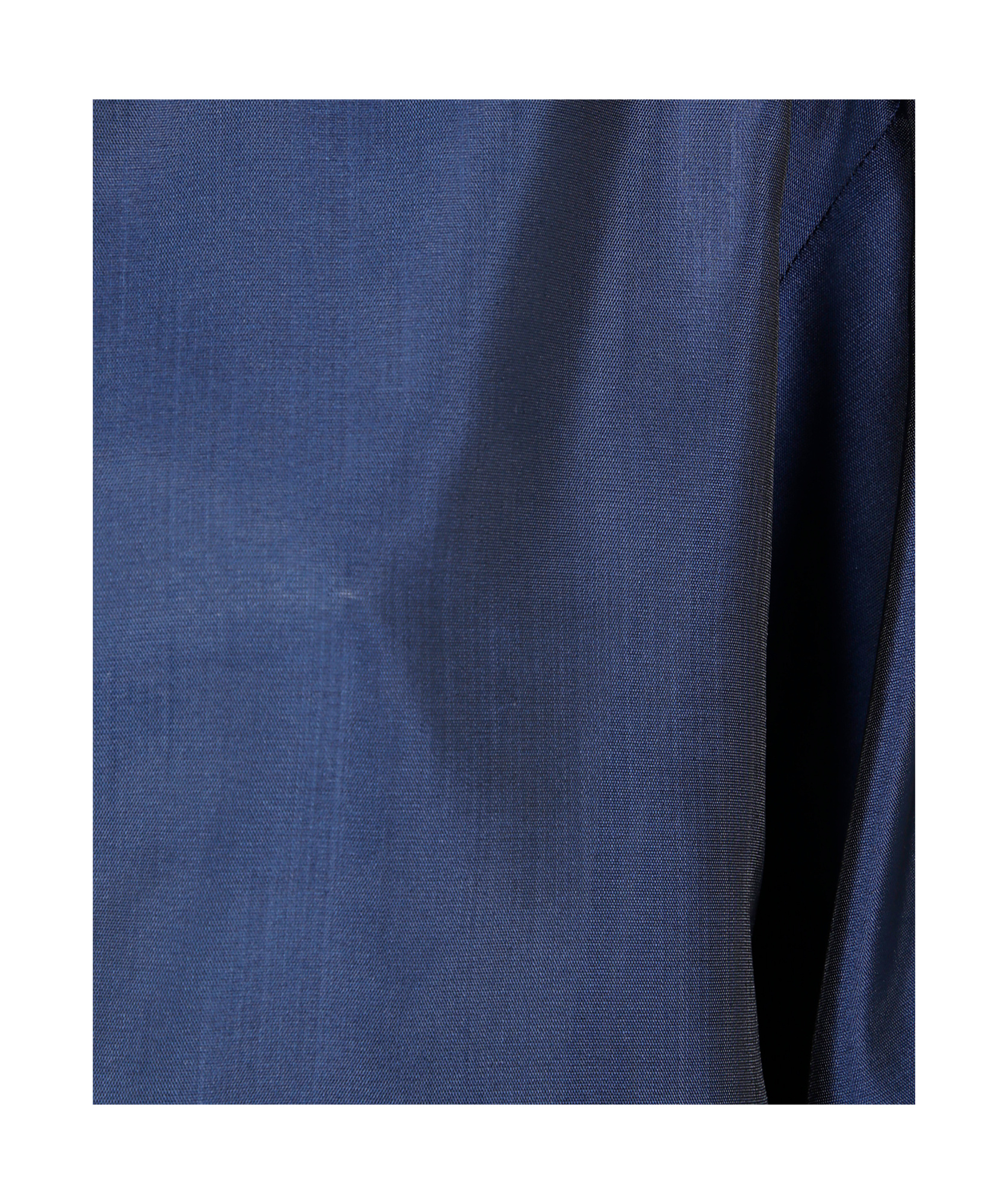 Emporio Armani Bluse Aus Techno-musselin In Blue