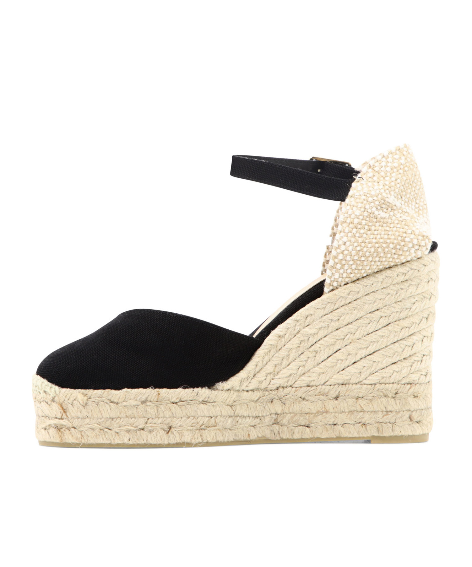 Castaã±er Bianca Canvas Ankle-strap Espadrille Sandals In Nude