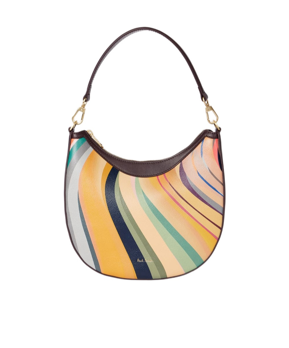 Shop Paul Smith Dusky Swirl Mini Hobo Bag In Multicolor