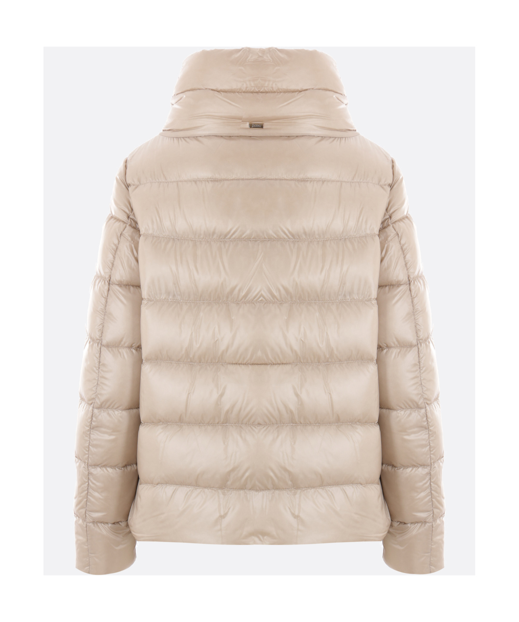 Herno Right-collar Down Jacket In Nude
