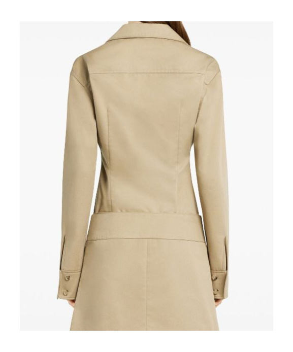 Shop Courrèges Cotton Shirt In Nude