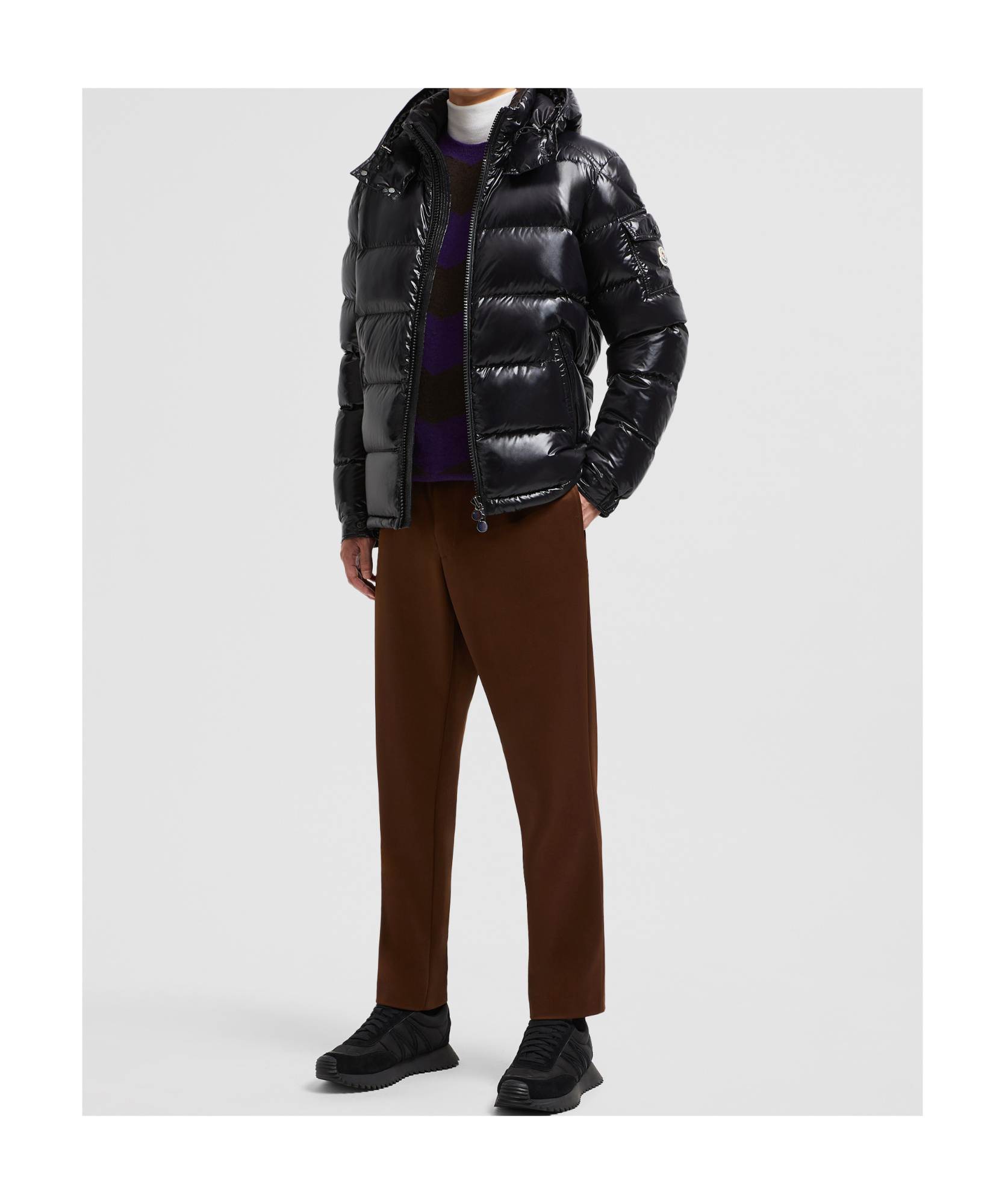 Moncler Doudoune Courte Gebroulaz In Black