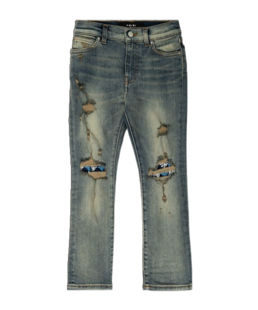 Amiri Belt-loop Jeans In Black