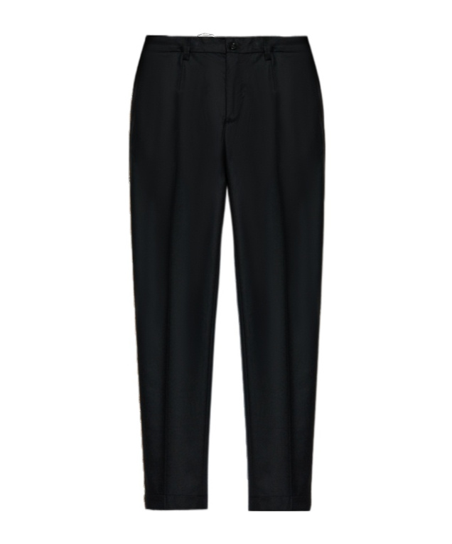 Dolce & Gabbana Cotton-gabardine Tailored Trousers - Men's - Cotton/spandex/elastane In Black