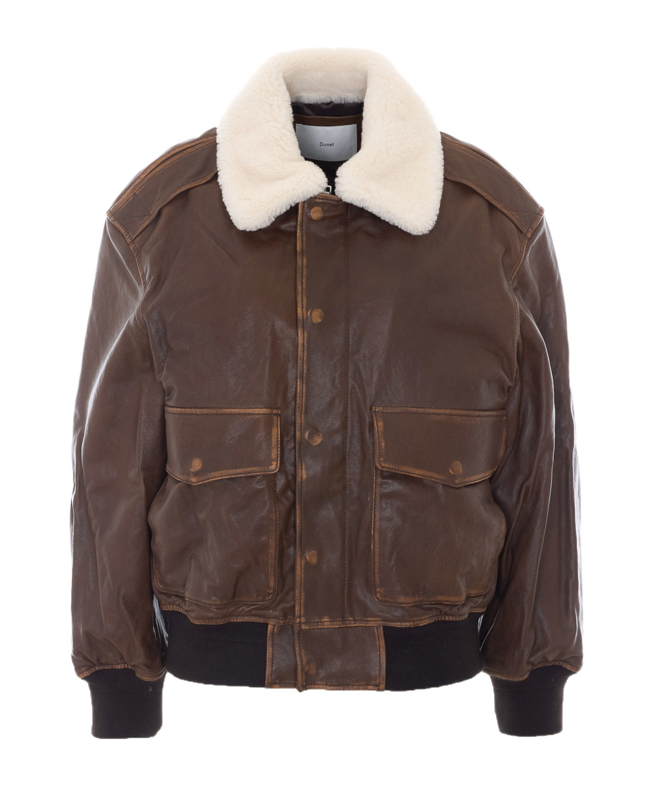 Dunst Long-sleeved Jacket In Brown
