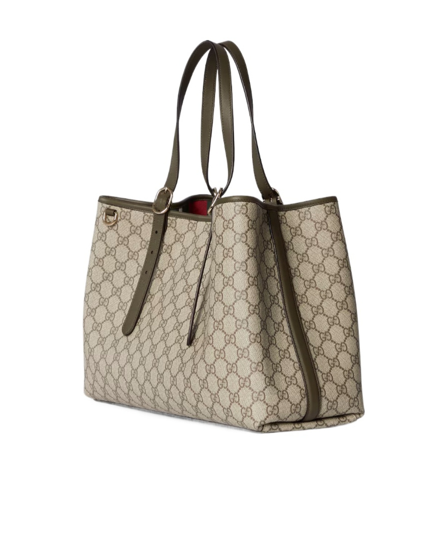 Gucci Gg Emblem Large Shopper In Multi