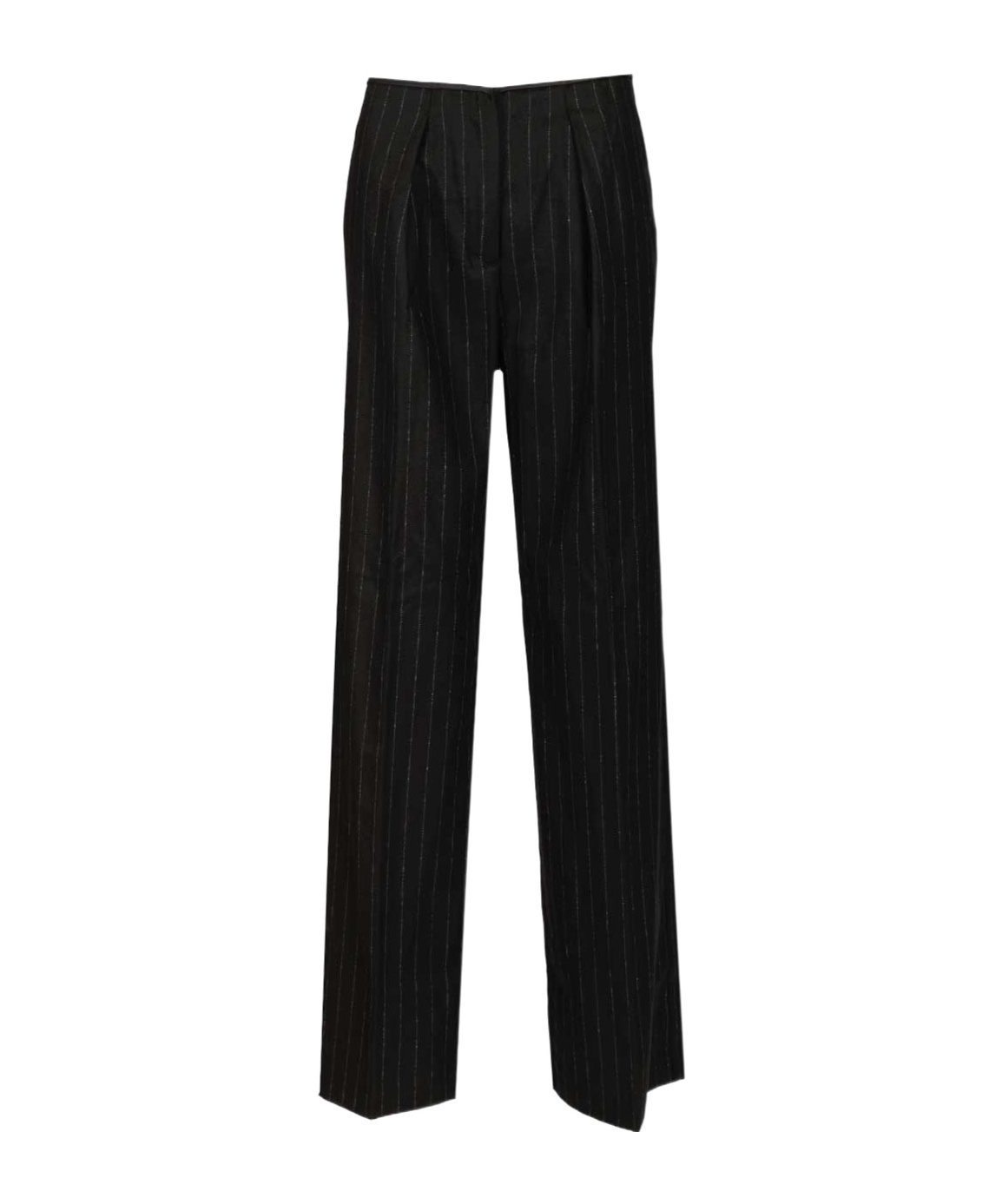 Forte Forte Pinstripe Casual Pants In Black