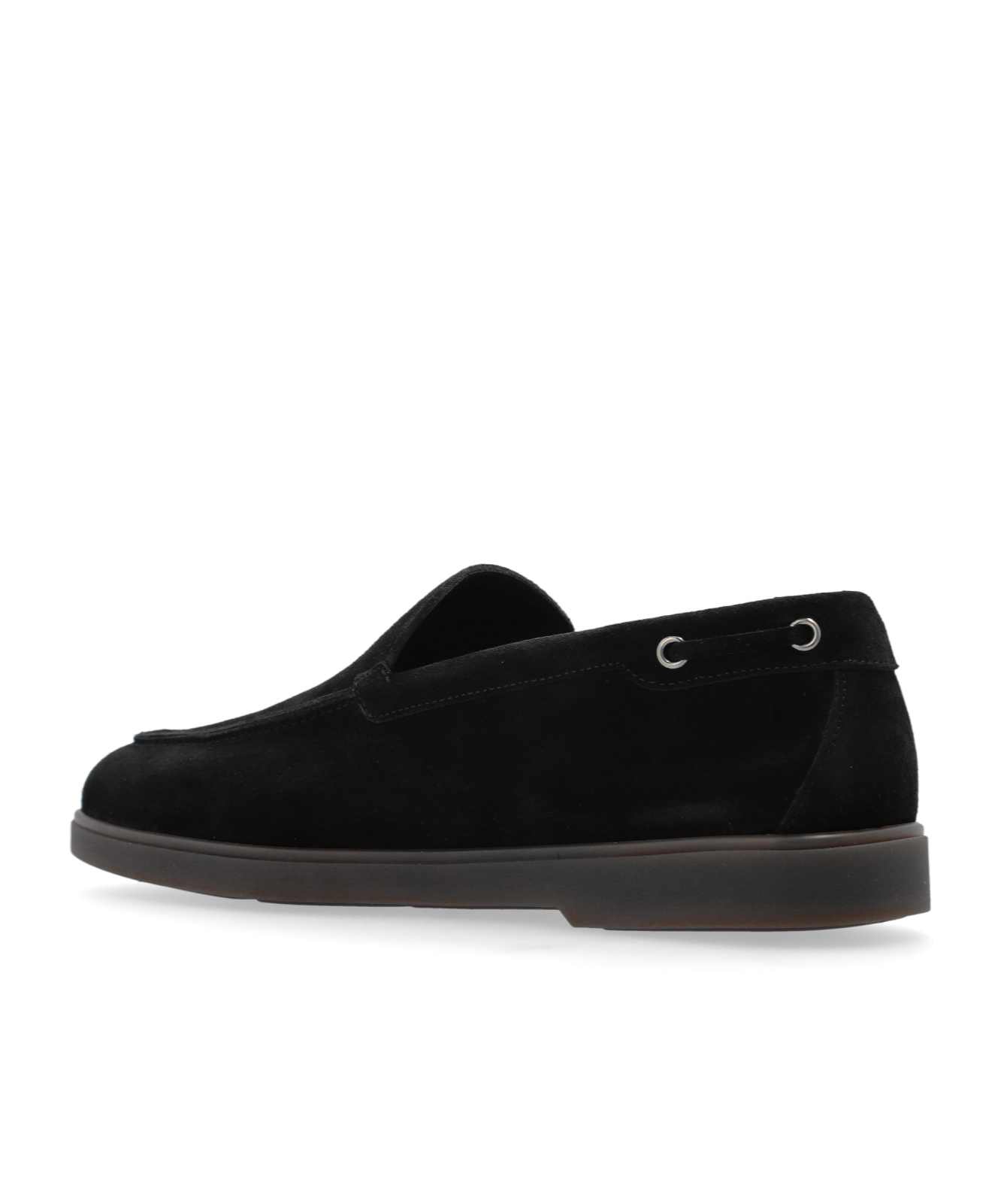 Giuseppe Zanotti Round-head Casual Shoes In Black