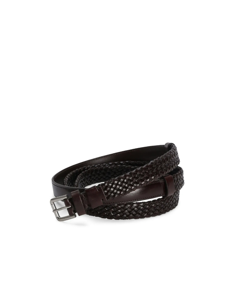 Dolce & Gabbana Interwoven Belt In Black