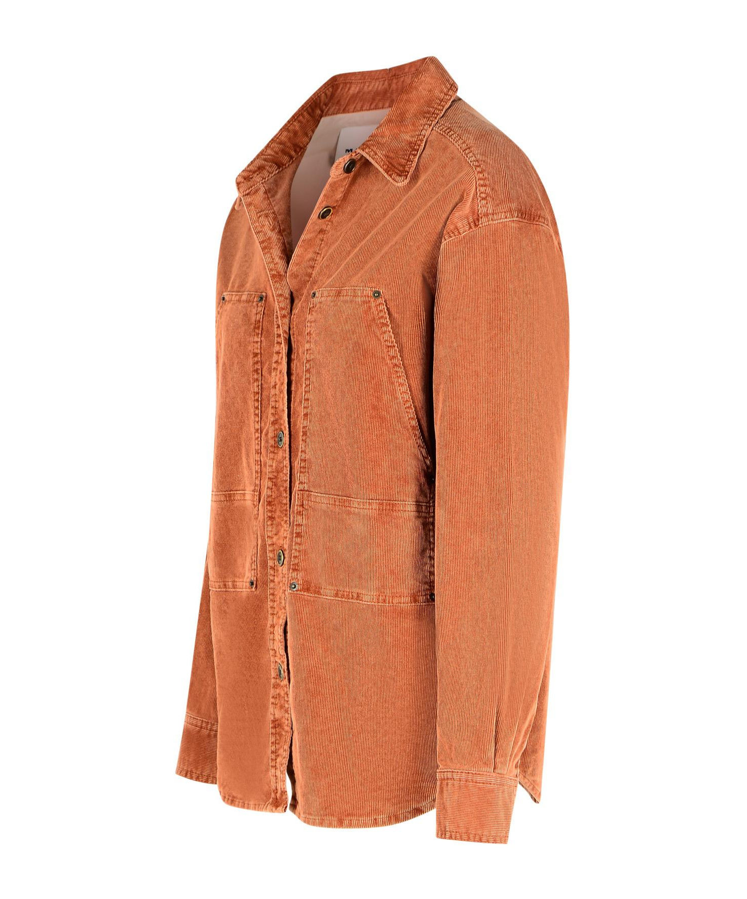 Isabel Marant Étoile Rust Cotton Blend Shirt In Orange
