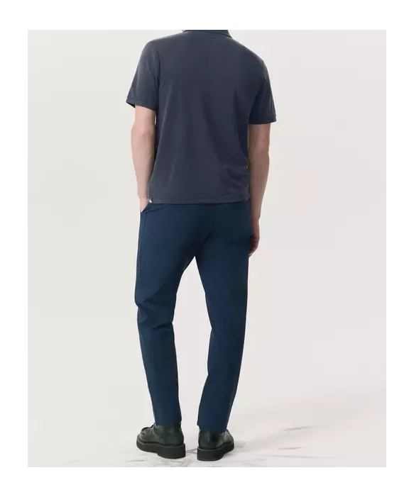 Rag & Bone Short-sleeved Polo Shirt In Blue