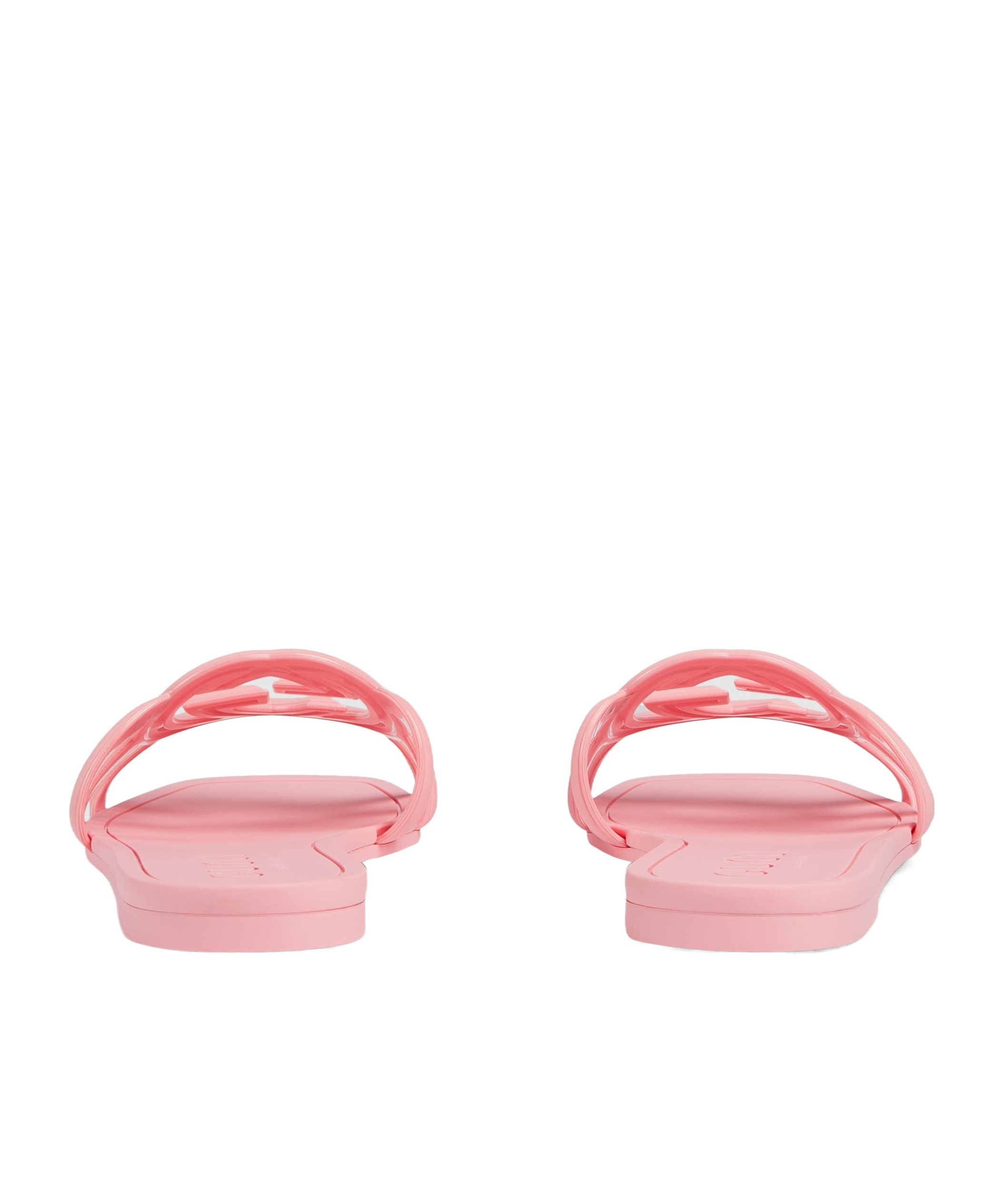 Gucci Interlocking G Slides In Pink