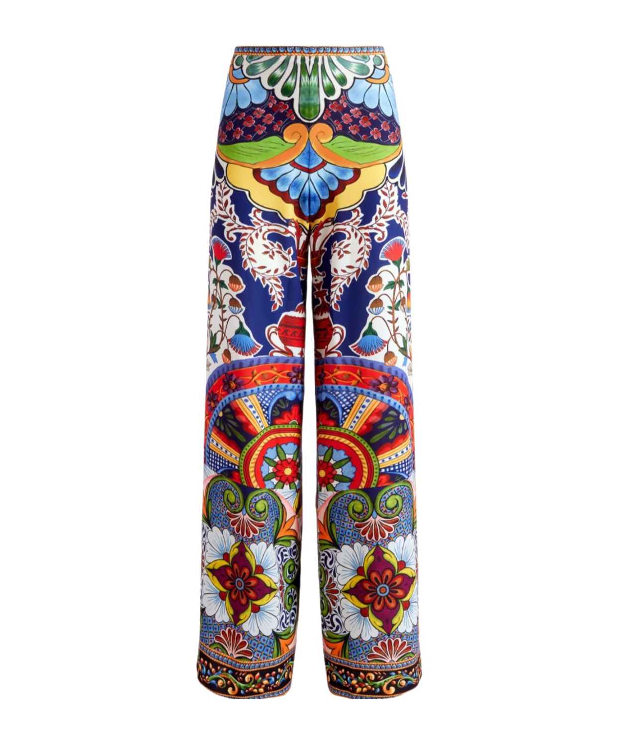 Alice And Olivia Printed Casual Pants In Multicolor