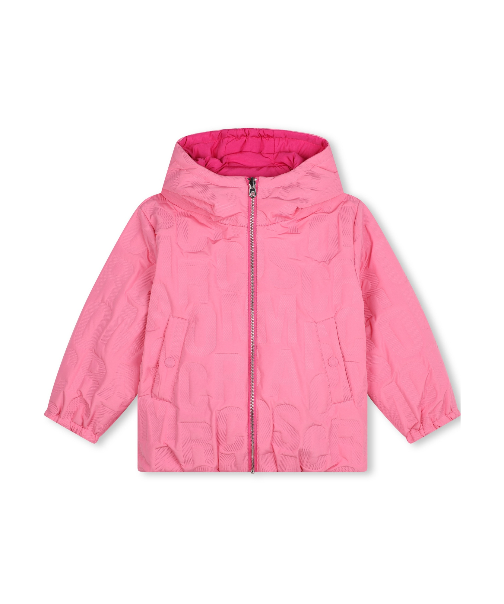Marc Jacobs Reversible Puffer Jacket In Pink