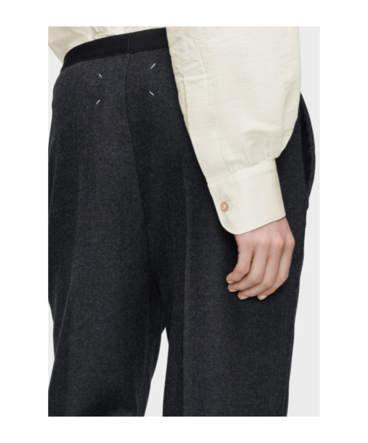 Maison Margiela Straight-leg Trousers In Black