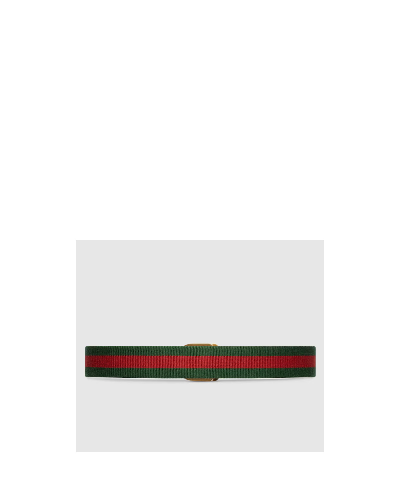 Gucci Web Logo Buckle Belt In Multicolor