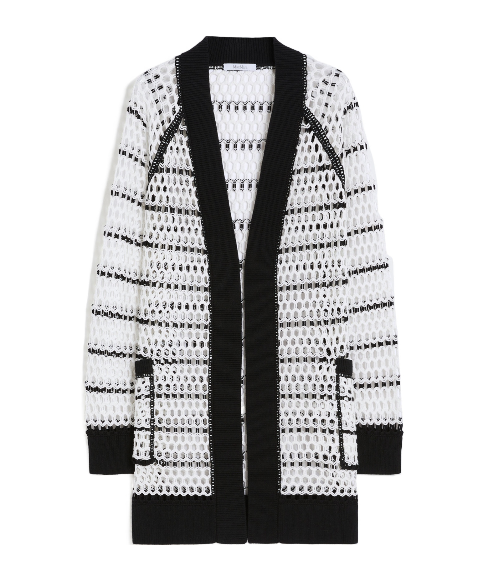 Max Mara Cotton Yarn Cardigan In Multi