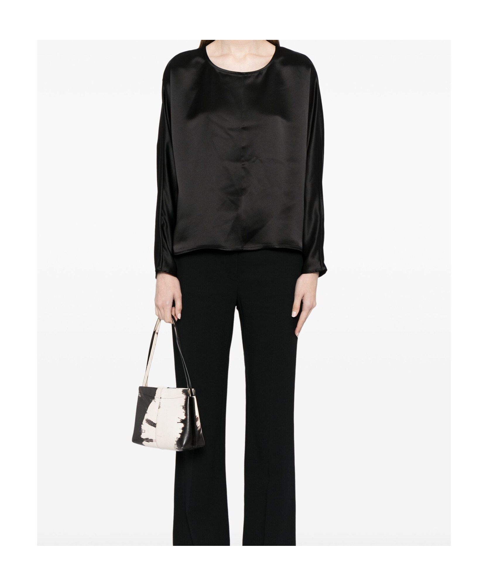 By Malene Birger Odelleys Satin Blouse In Black