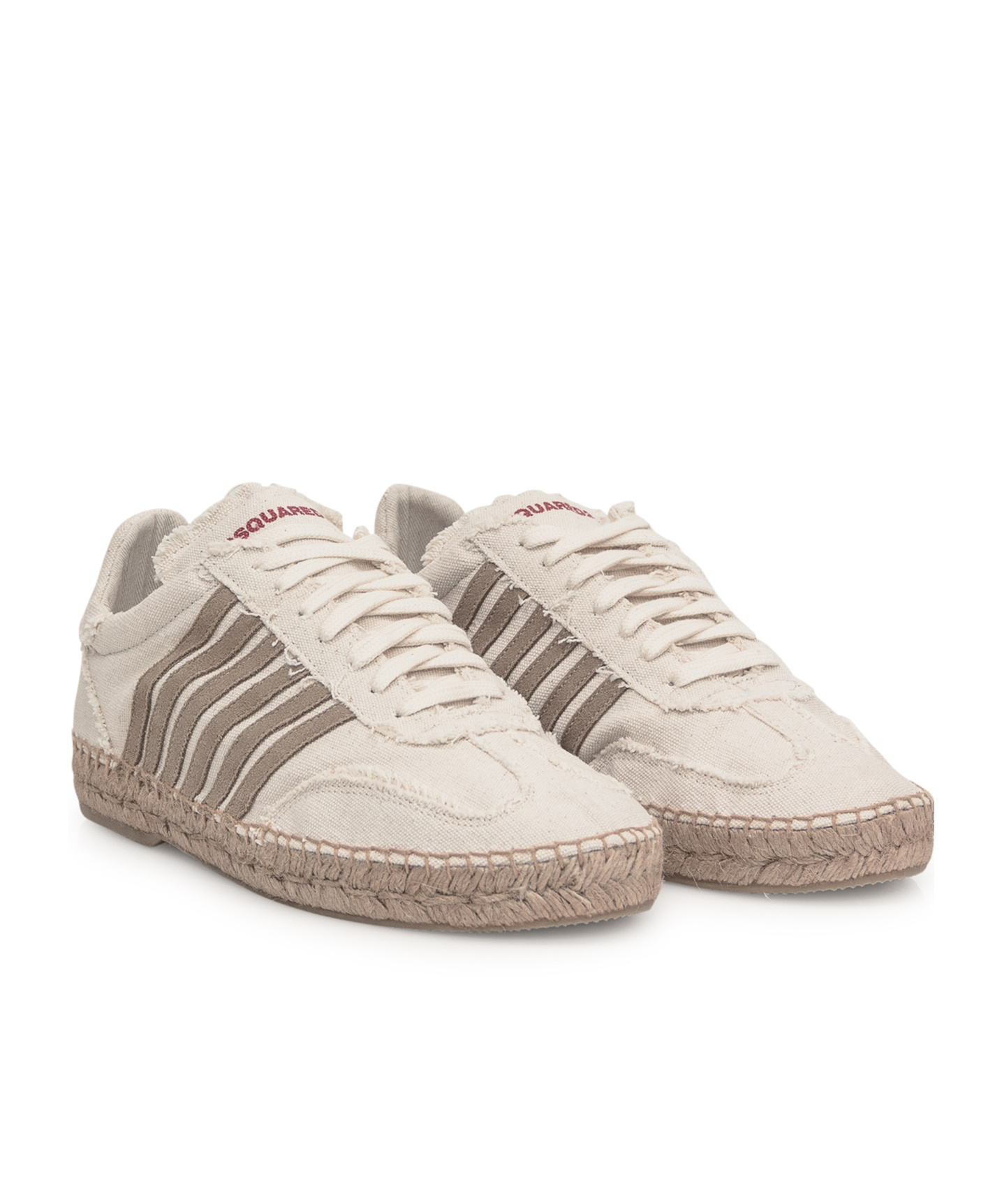 Dsquared2 Laced Sneakers In Nude