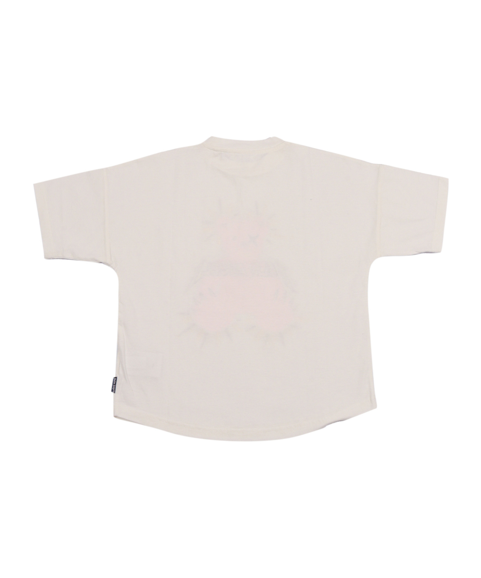 Palm Angels Kids Teddy-print Crewneck T-shirt In White
